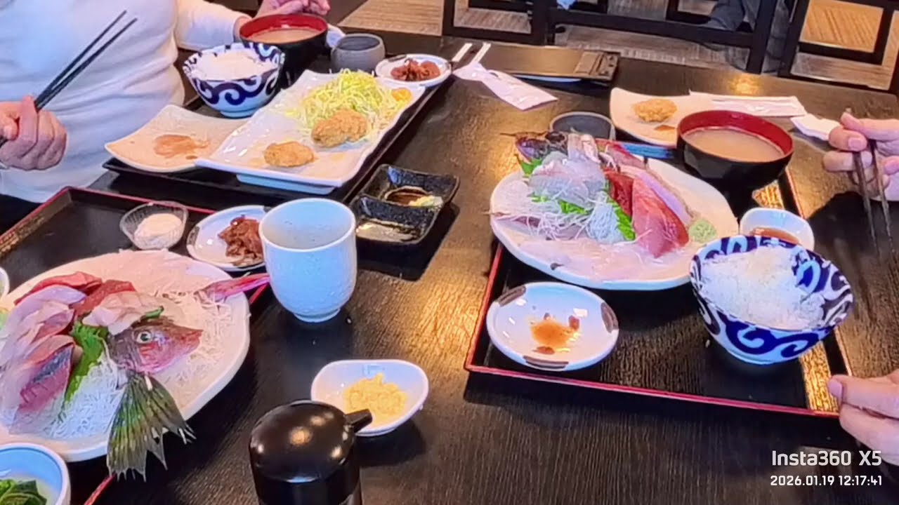 2026/01/19 熱海市上多賀 民宿いなほ でランチ