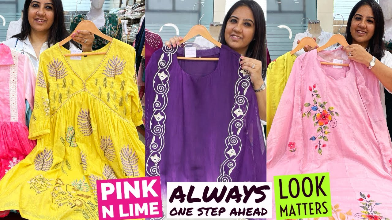 Pink n Lime Introduces Its Wide Range of Tunics, Designer Cotton Suits, Kaftans and Party Wear Suits