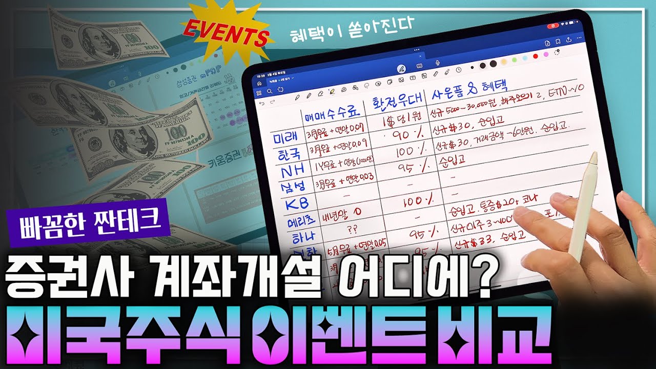 🤔 미국주식 직구 하려면 어느 증권사가 좋을까?ㅣ빠꼼한짠테크ㅣ2025년2월