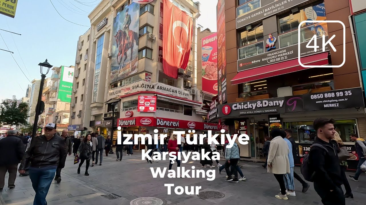 A Walk around the Karşıyaka District İzmir Türkiye ASMR