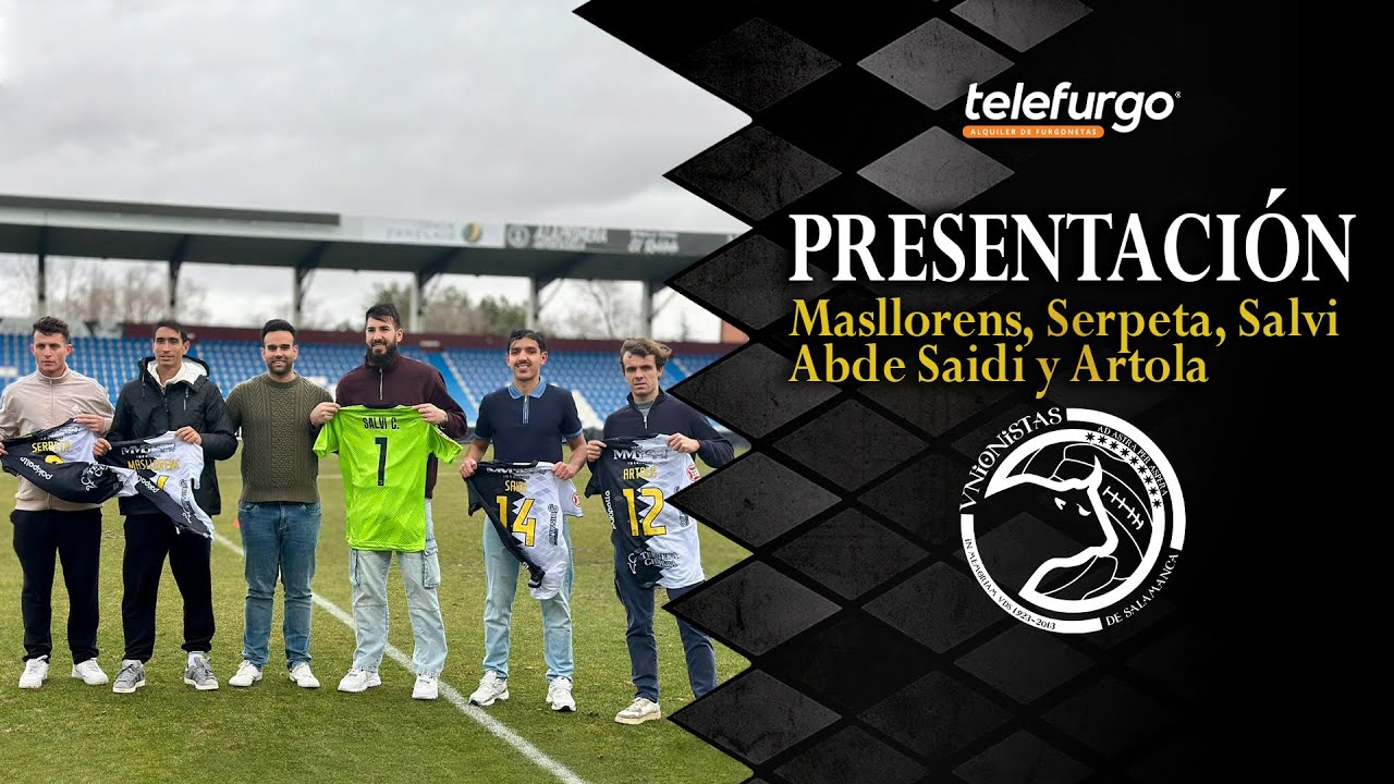 Rueda de prensa  | Presentación de Serpeta, Salvi, Masllorens, Artola y Saidi