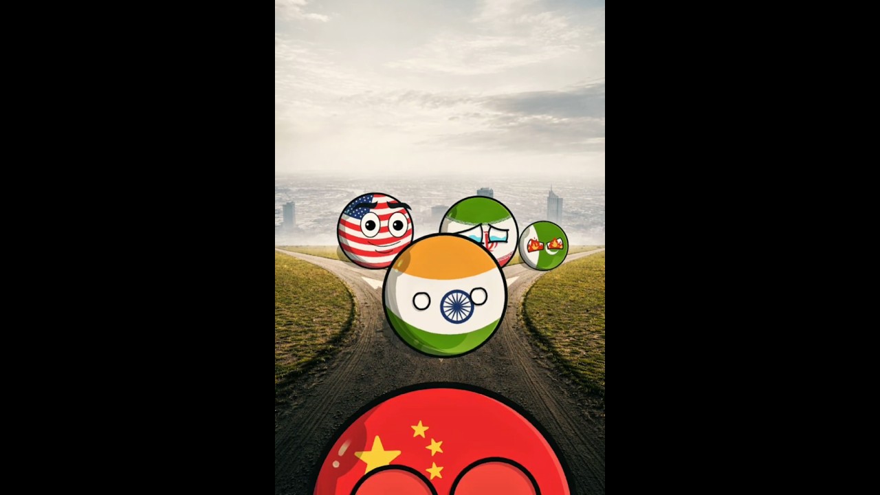 USA vs Iran: Which Countries Support Who? 🌍🔥 | Countryballs Explained