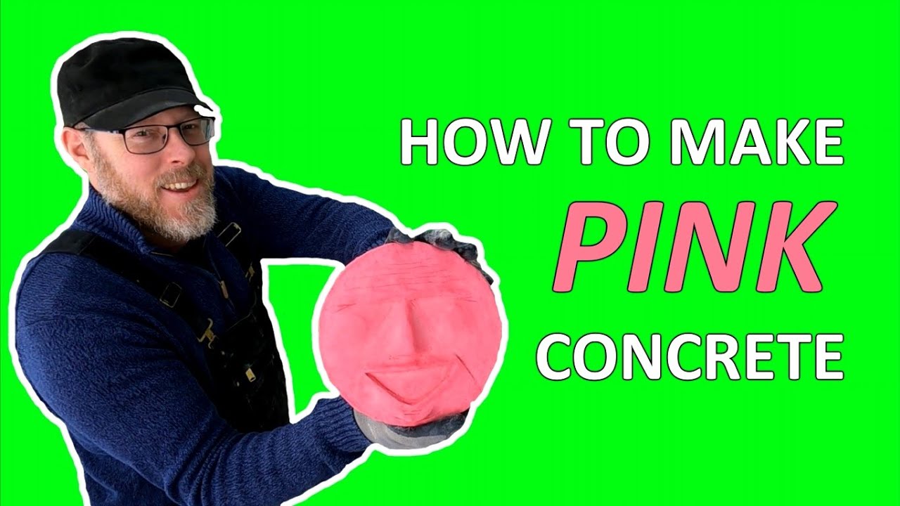 How To Make Hot Pink Concrete