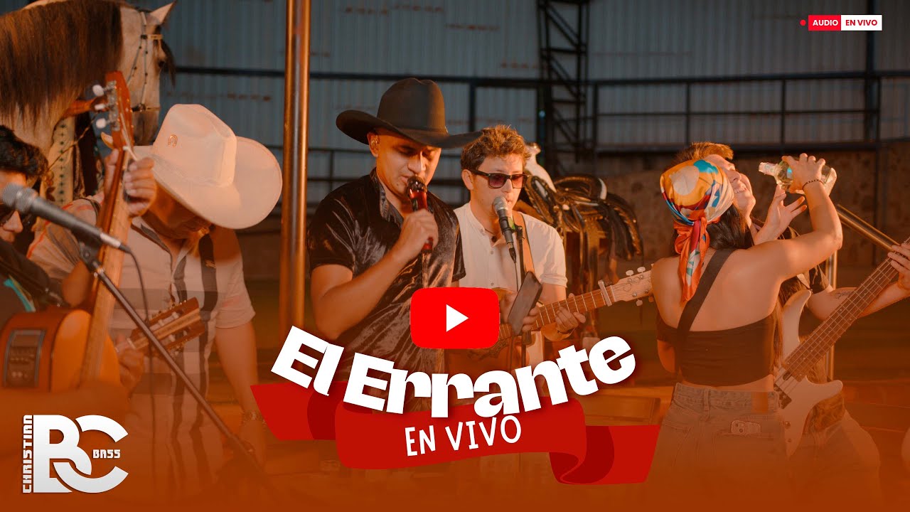 Christian Bass - EN VIVO - El Errante ( Video Oficial 4K )