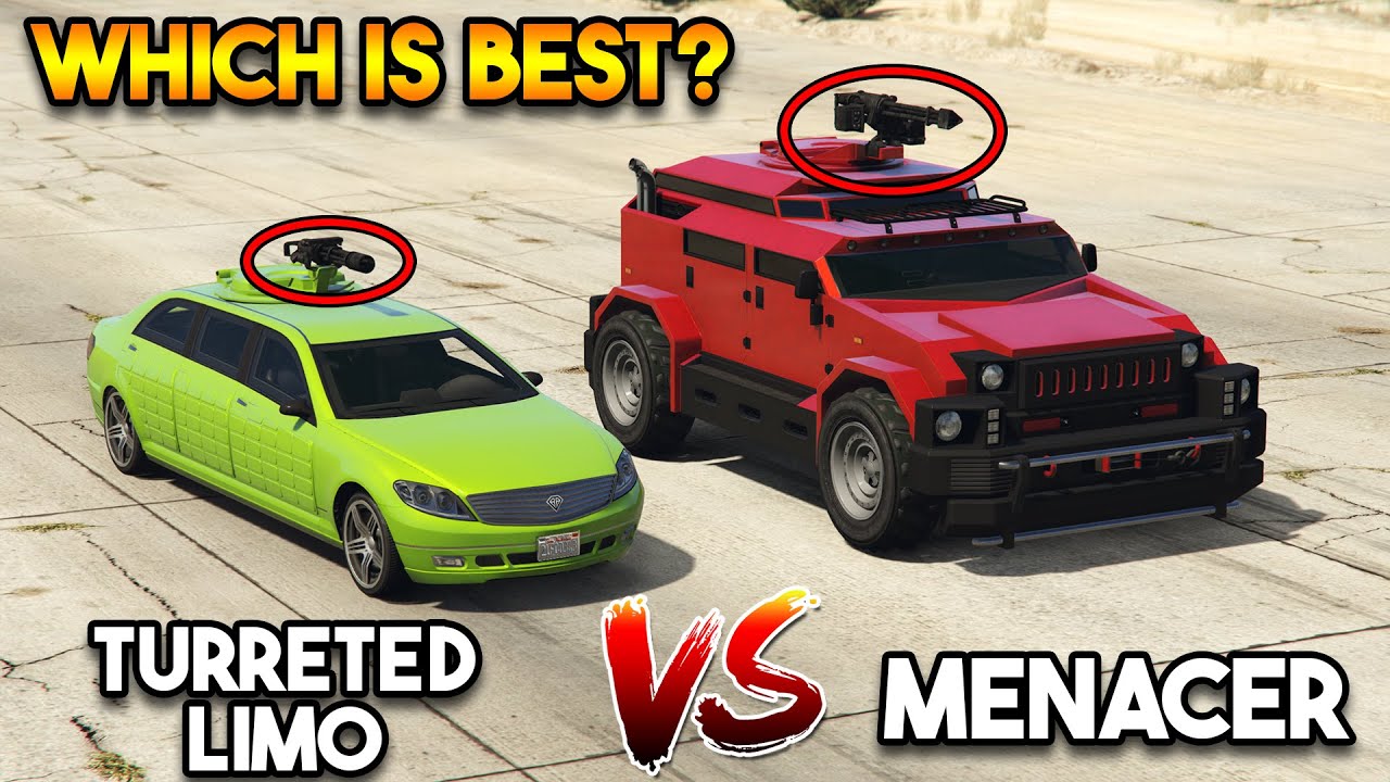 GTA 5 ONLINE : MENACER VS TURRETED LIMO (WHICH IS BEST?)