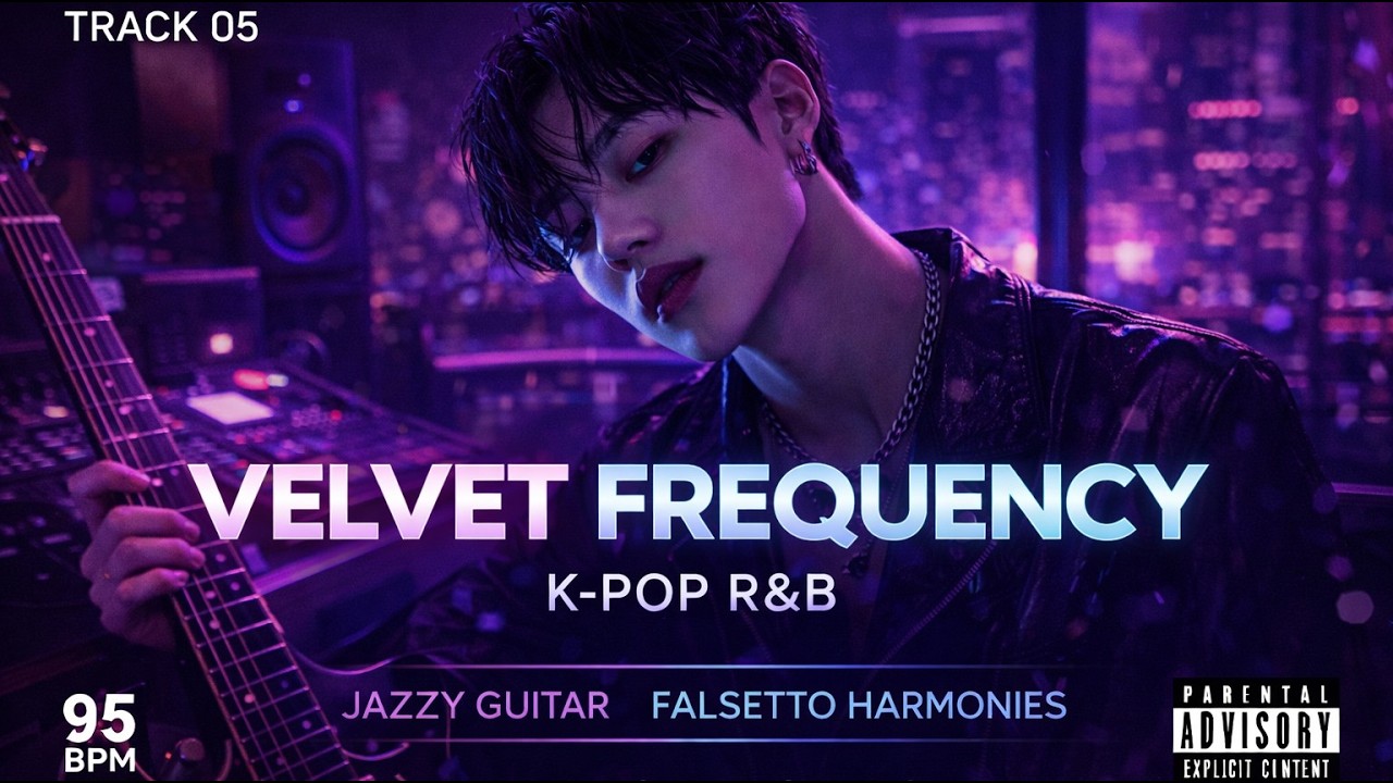 Velvet Frequency (벨벳 프리퀀시) – Smooth K-Pop R&B | 95 BPM Neo-Soul Vibes