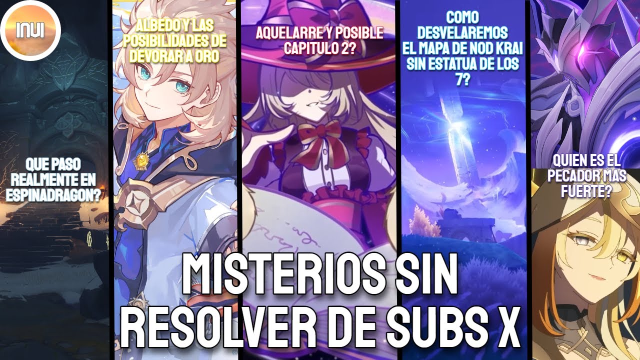 Misterios sin resolver X. Respondiendo misterios de subs - Invi || Genshin impact teorias