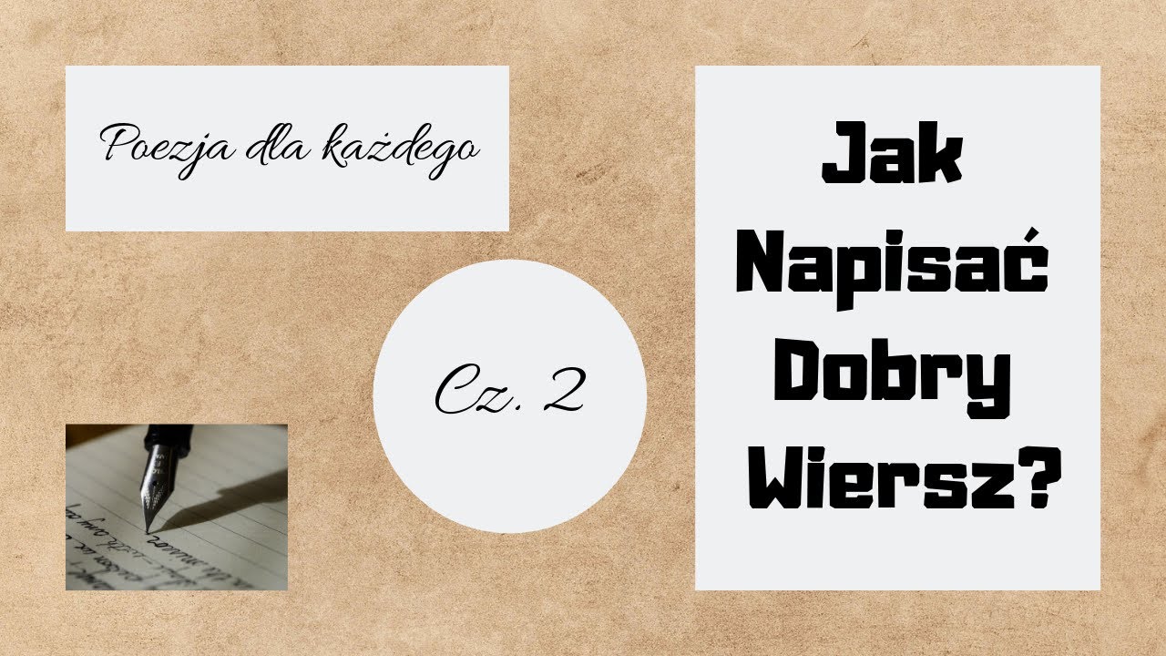 Jak napisać wiersz? | Poradnik cz.2 | wers, rytmika, wersyfikacja