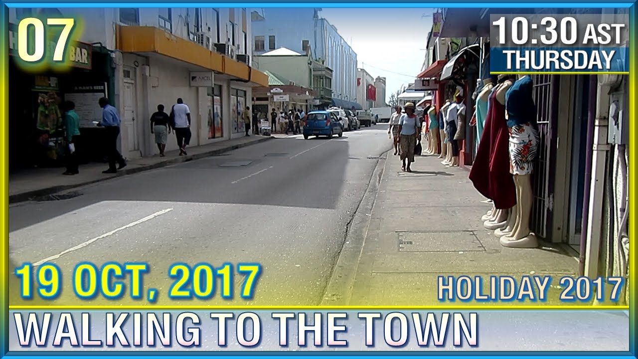 07: Walking Up To Central Bridgetown - [Holiday 2017], 19th October 2017