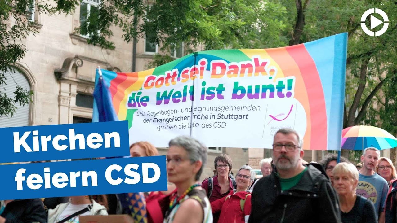 Regenbogengemeinden unterwegs beim CSD Stuttgart