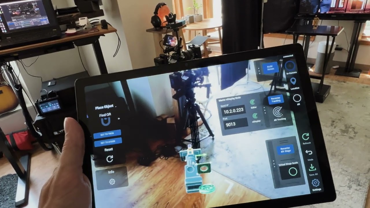 05 - CTRL App - Using Android Device for Camera Tracking & Previs - Virtual Production AR Setup