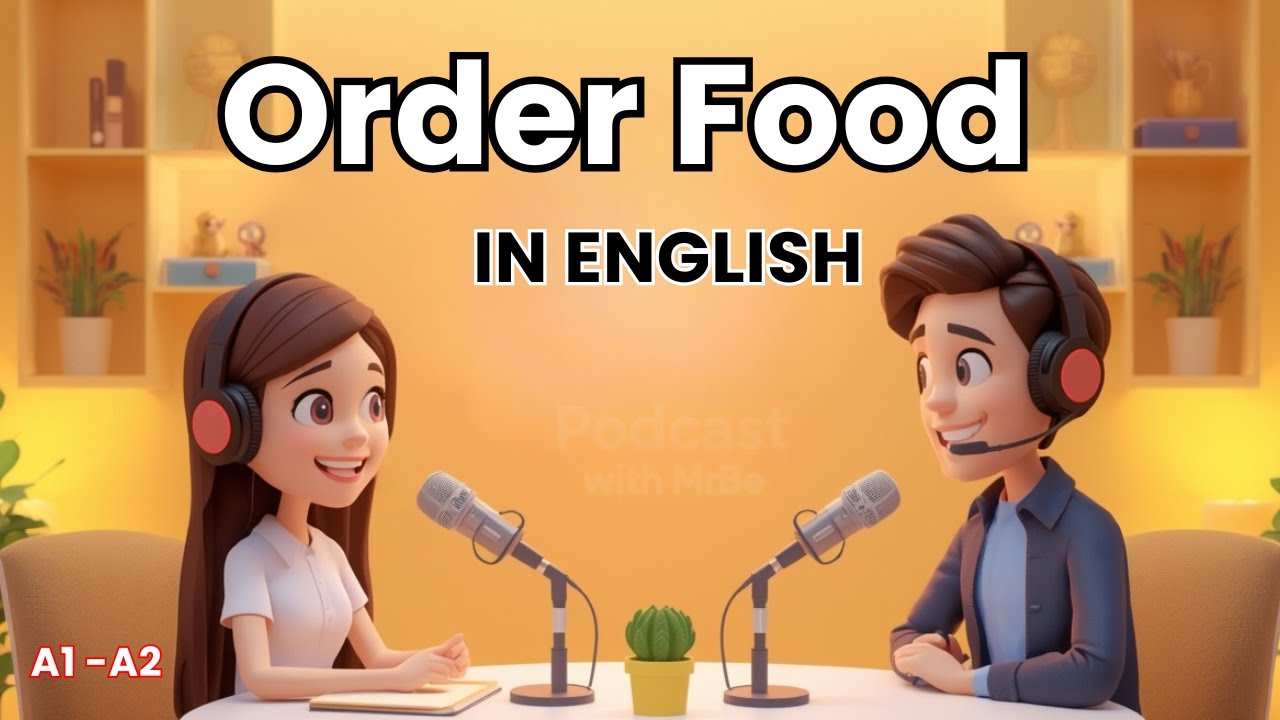 How to Order Food at a Restaurant in English 🍽️ | Easy English Conversation for Beginners (A1–A2)