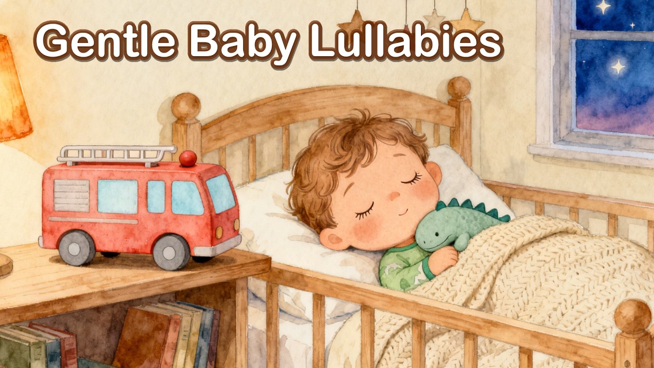 Dinosaur Bedtime Songs 🦕 | Toddler Lullabies for Sleep | 10 Minutes