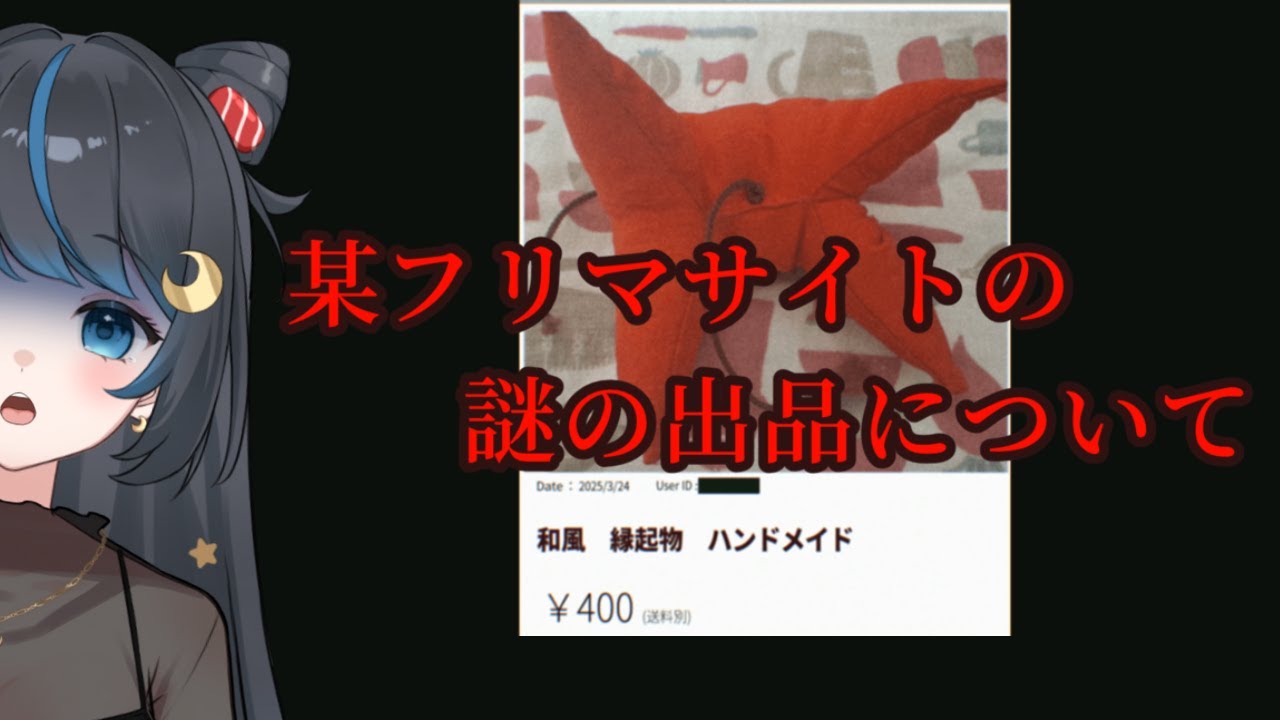 ヤバすぎる商品を買いました【某フリマサイトの謎の出品について。】 #個人勢vtuber #ホラゲー