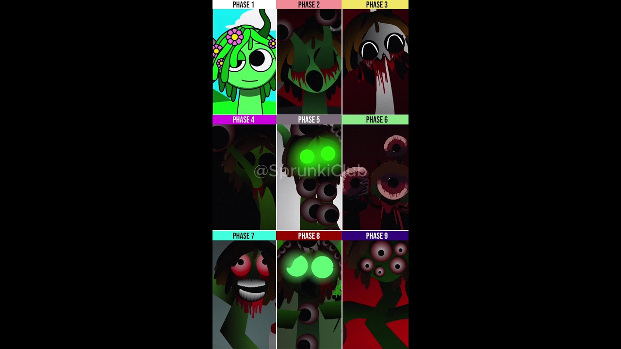 Incredibox Sprunki All PHASES From 1 - 9 LIVE-6 #sprunki #incredibox #sprunkilive