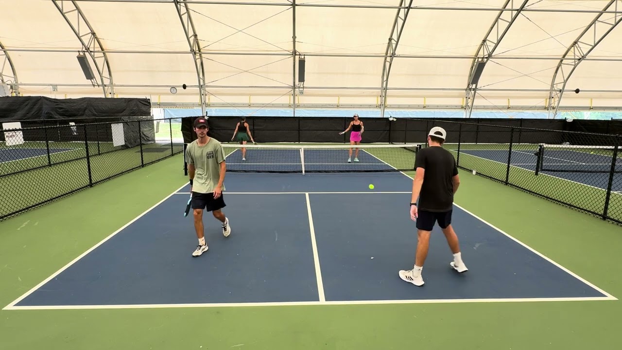 Women vs. Men's Pickleball, Advanced Play, Great Game in Opelika, AL