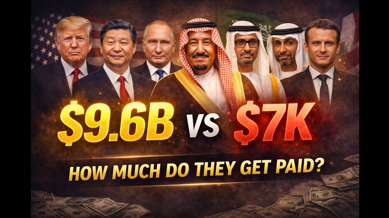 World Leaders’ Salaries Compared to Average Citizens – Presidents, Prime Ministers & Kings!