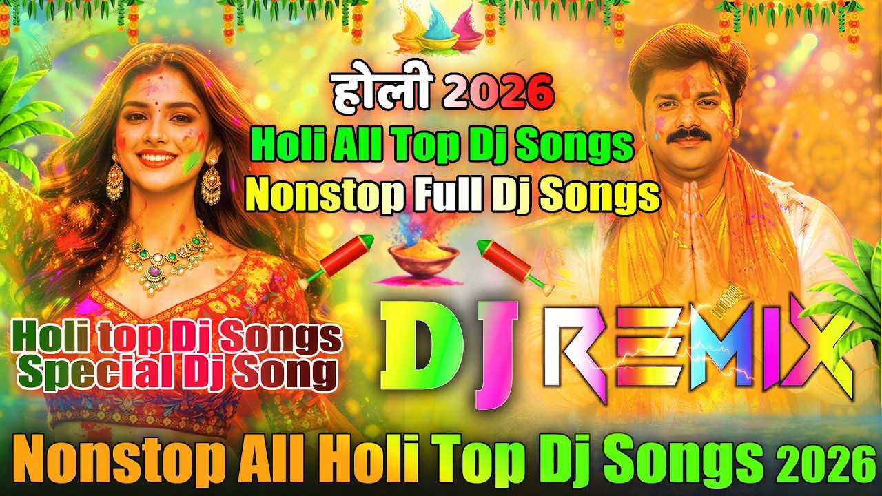 Nonstop Full Dj Holi Songs💞Holi Dj Song 2026💞Top All Holi Dj Songs💞Pawan Singh Holi Dj Song💞DjVishal