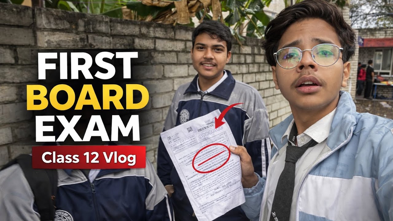 First Board exam class 12th🥲😭 #viralvideo #trending #comedy #funny 