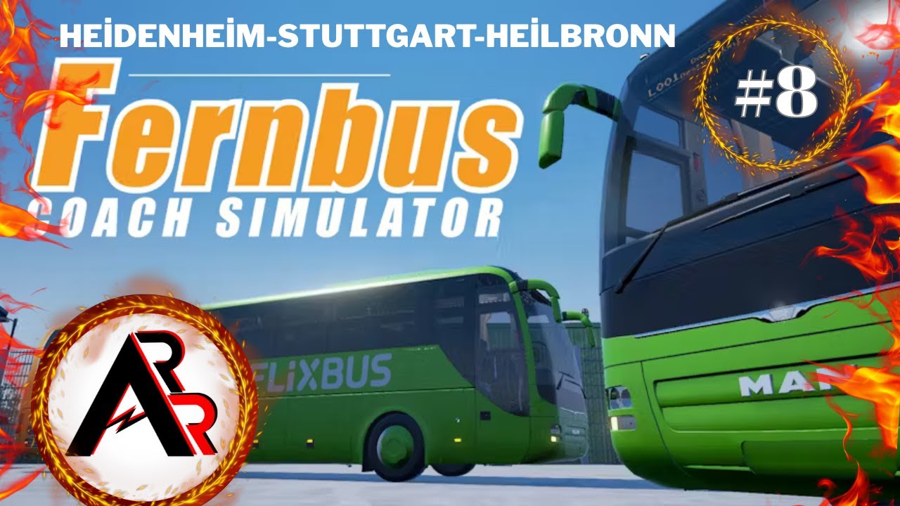 Fernbus Simulator | Bölüm-8 Heidenheim-Stuttgart-Heilbronn