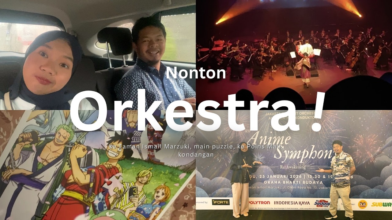 Weekly Vlog | Nonton orkestra, main puzzle, ke Poins Mall, kondangan