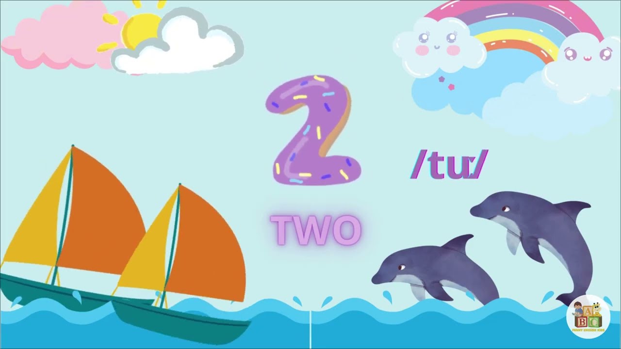 Numbers 1–20 - Vocabulary for Kids / Số đếm từ 1 đến 20 cho bé (Funny English Kids)