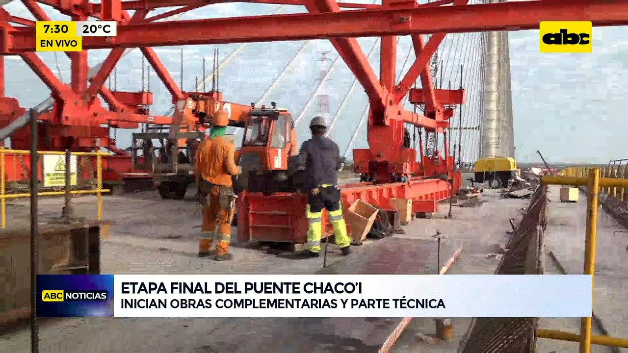 Inician obras complementarias y parte técnica del puente Chaco’i