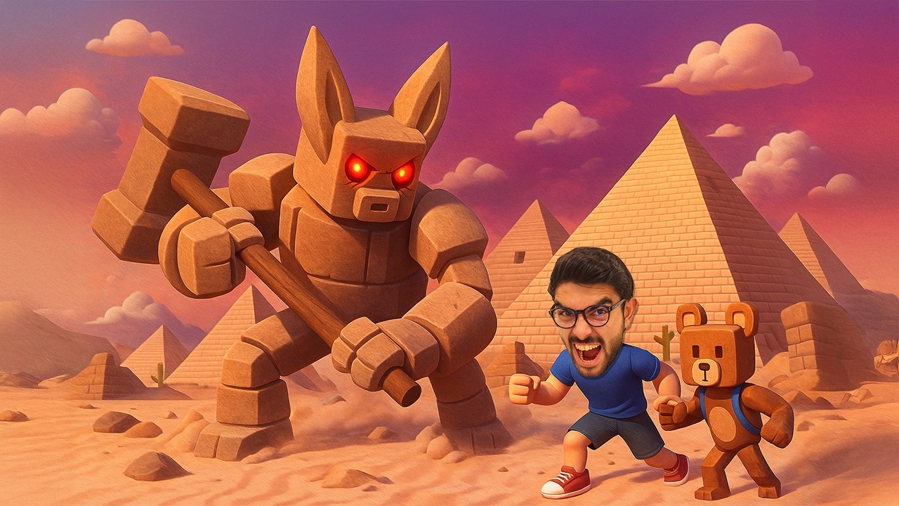 مغامرة الدب الخارق في الصحراء 🥵