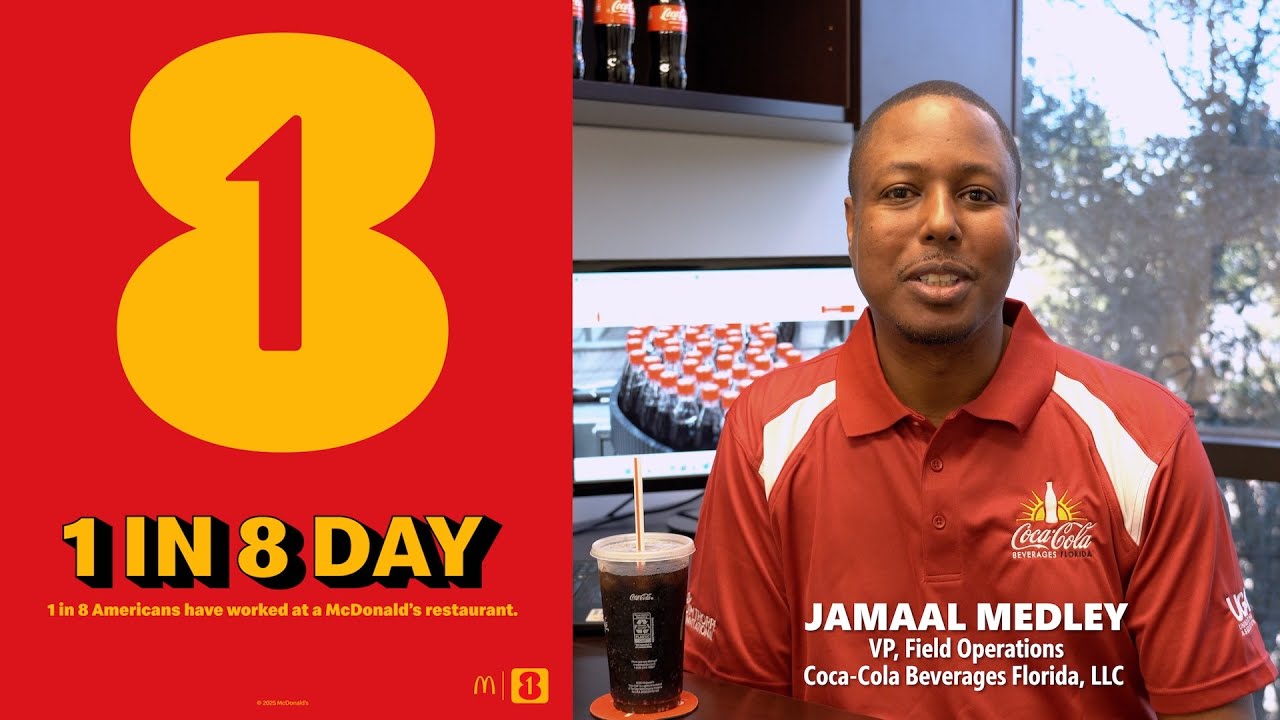 McDonald's 1 in 8er - Jamaal Medley, VP of Field Operations, Coke Florida