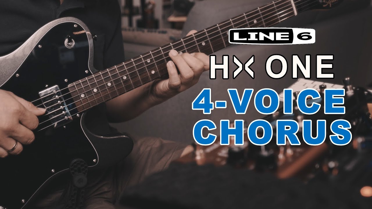Line 6 HX One - 4-VOICE CHORUS (Sound Test) | No Talking