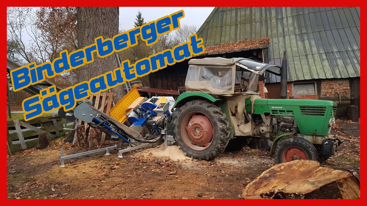 Binderberger Wippsäge mit Förderband WS 700 FB Z | Deutz 5006