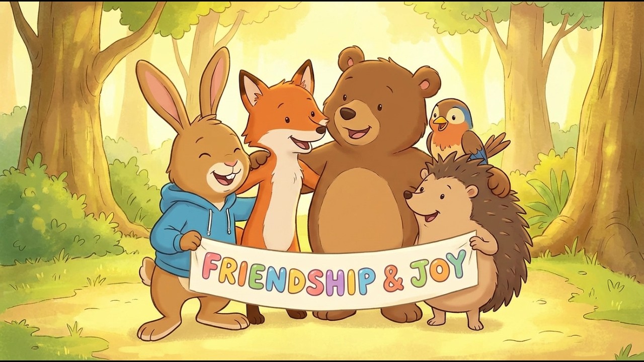Rabit and His Friends Go to a Kitty Party 🐰🎈 | Fun Kids Cartoon Story About Friendship