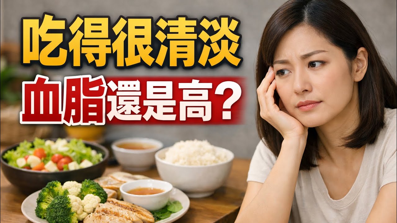 吃得很清淡，血脂為什麼還是高？