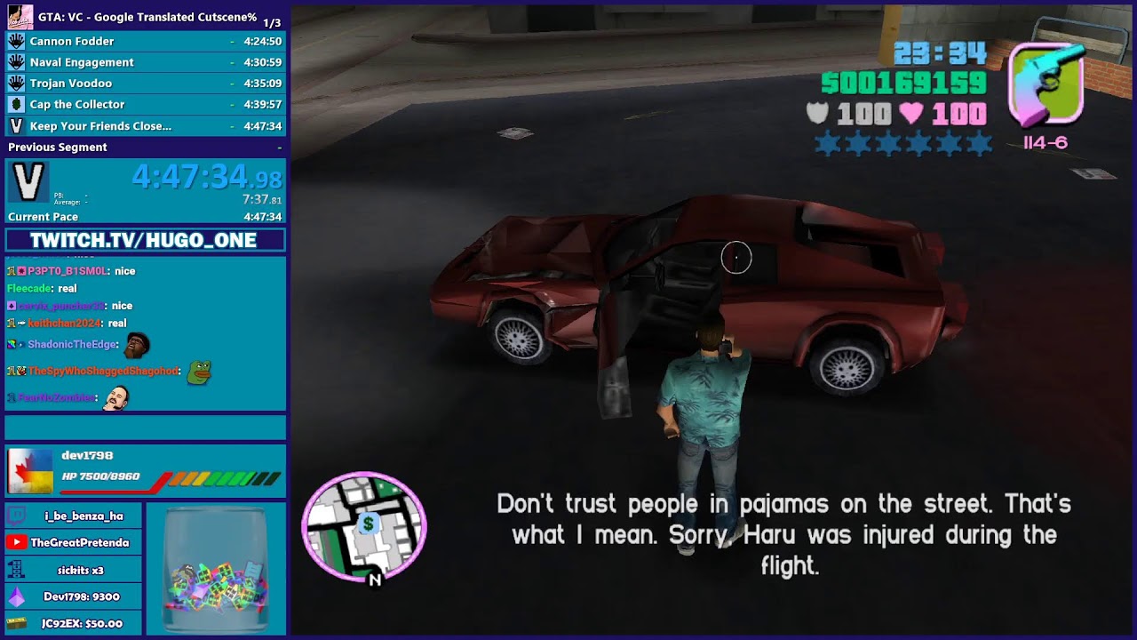 GTA Vice City Google Translated Cutscene% Speedrun