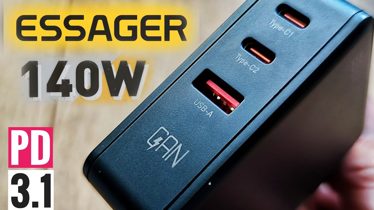 ESSAGER 140W GaN PRO Charger USB-C 💥