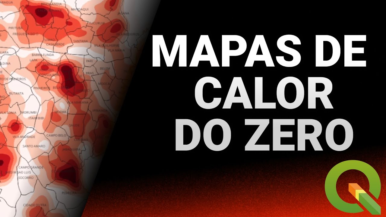 MAPAS DE CALOR no QGIS (Tutorial COMPLETO)