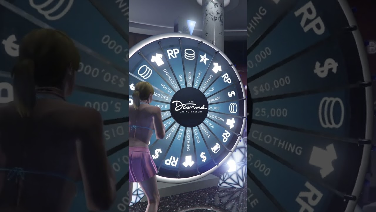 🎲🔥 SPINNING THE GTA V WHEEL OF LUCK! WATCH US WIN BIG 💰💵 #shorts