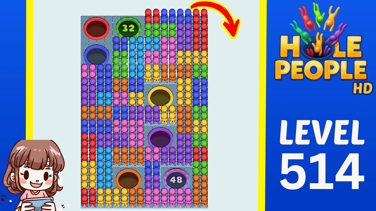 Hole People Level 514 Solution Walkthrough