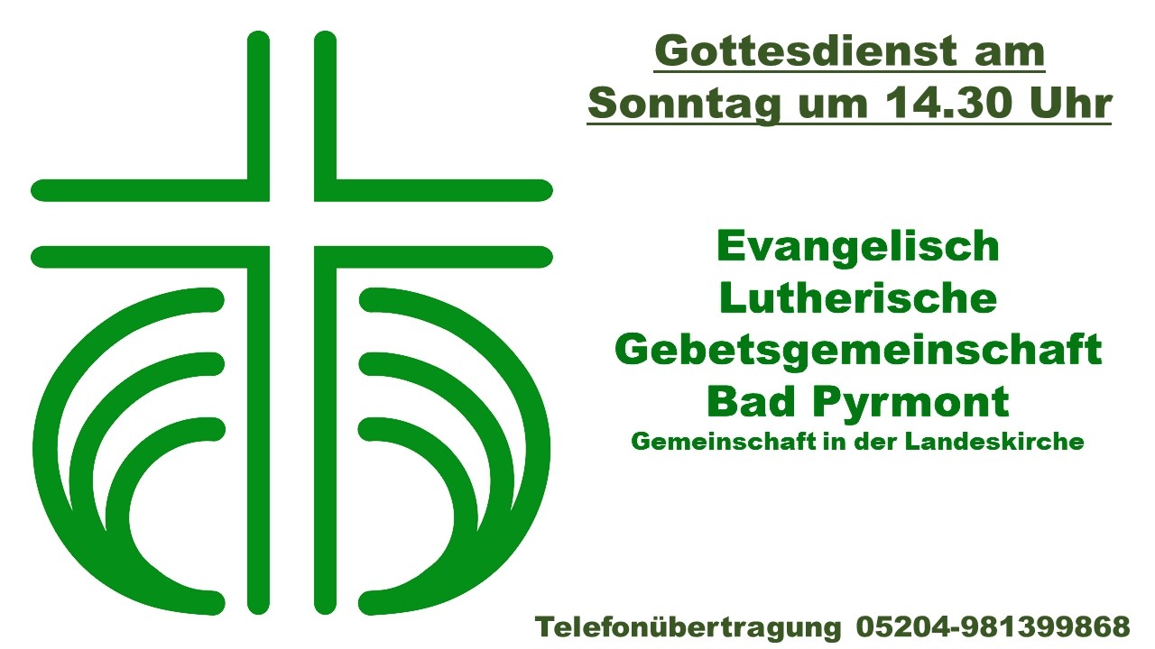 Gottesdienst am  So. Estomihi 14.30 Uhr