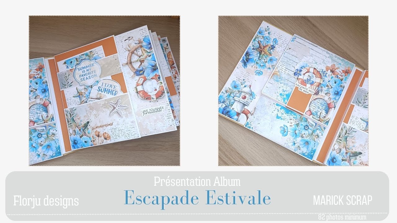 Album Escapade Estivale par @MarickScrap  [Invitée Créative] #scrapbooking #scrapbook