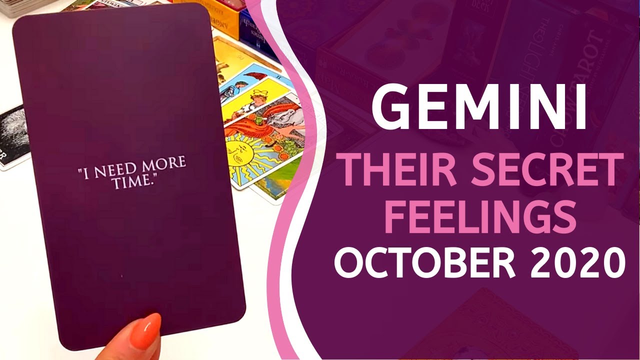 GEMINI LOVE ❤️ “I need more time.” ~ Their Secret Feelings About You Tarot Reading