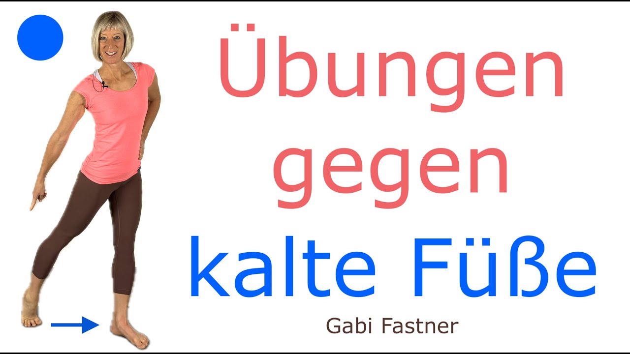 👣 15 min. Übungen gegen kalte Füße | Venenpumpen aktiviert, Durchblutung angeregt, im Stehen