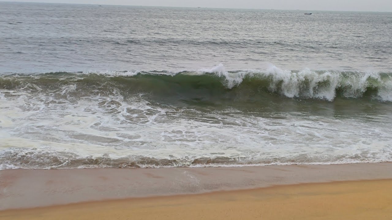 കൊല്ലത്തെ താന്നി കടപ്പുറത്തു അൽപനേരം 🌊🌊🌊 ആരുവും അനിക്കുട്ടനും 