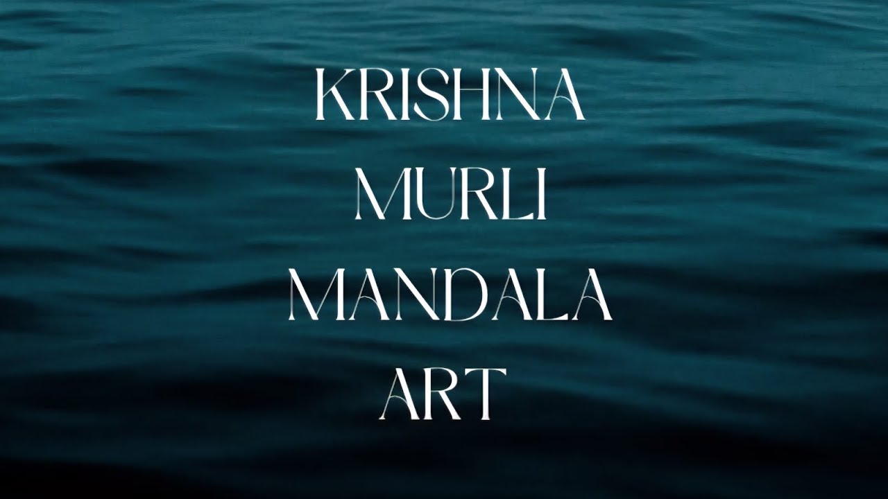 Krishna Murli Mandala Art 🦚 | Divine Doodle Drawing