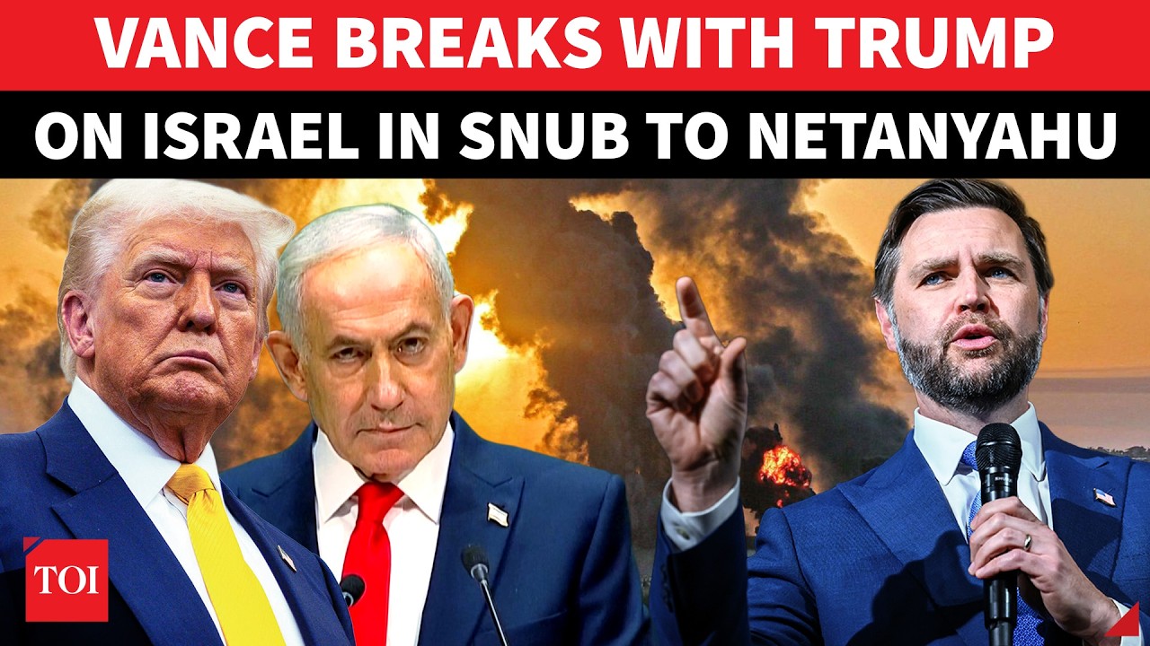'I Don't Care About Israelis': Vance Refuses To Endorse Netanyahu After Trump's Big Israel Appeal