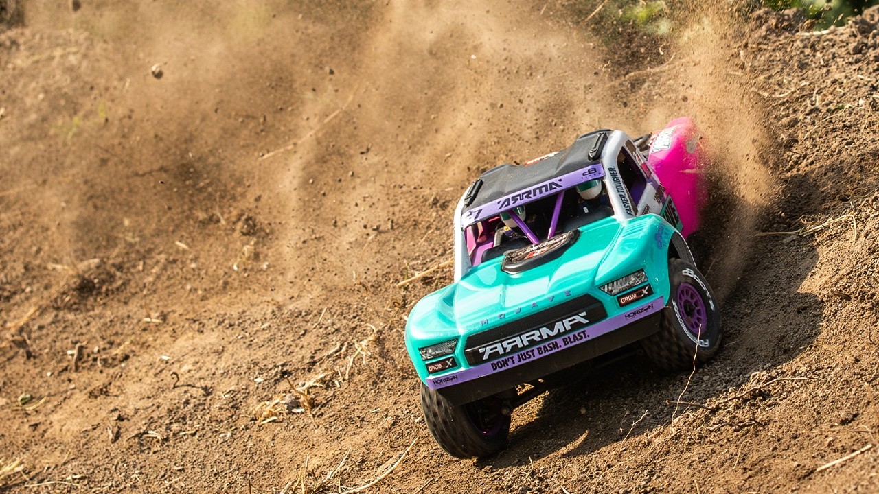 ARRMA Mojave Grom Fun in Garden on 3s #arrma #mojave