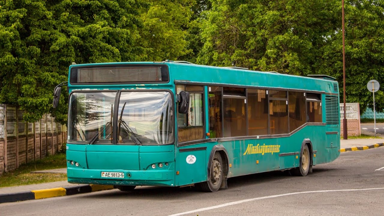 Молодечно. Поездка в автобусе МАЗ-103.465, Г/№ АЕ 9813-5, маршрут №5 (01.08.2022)