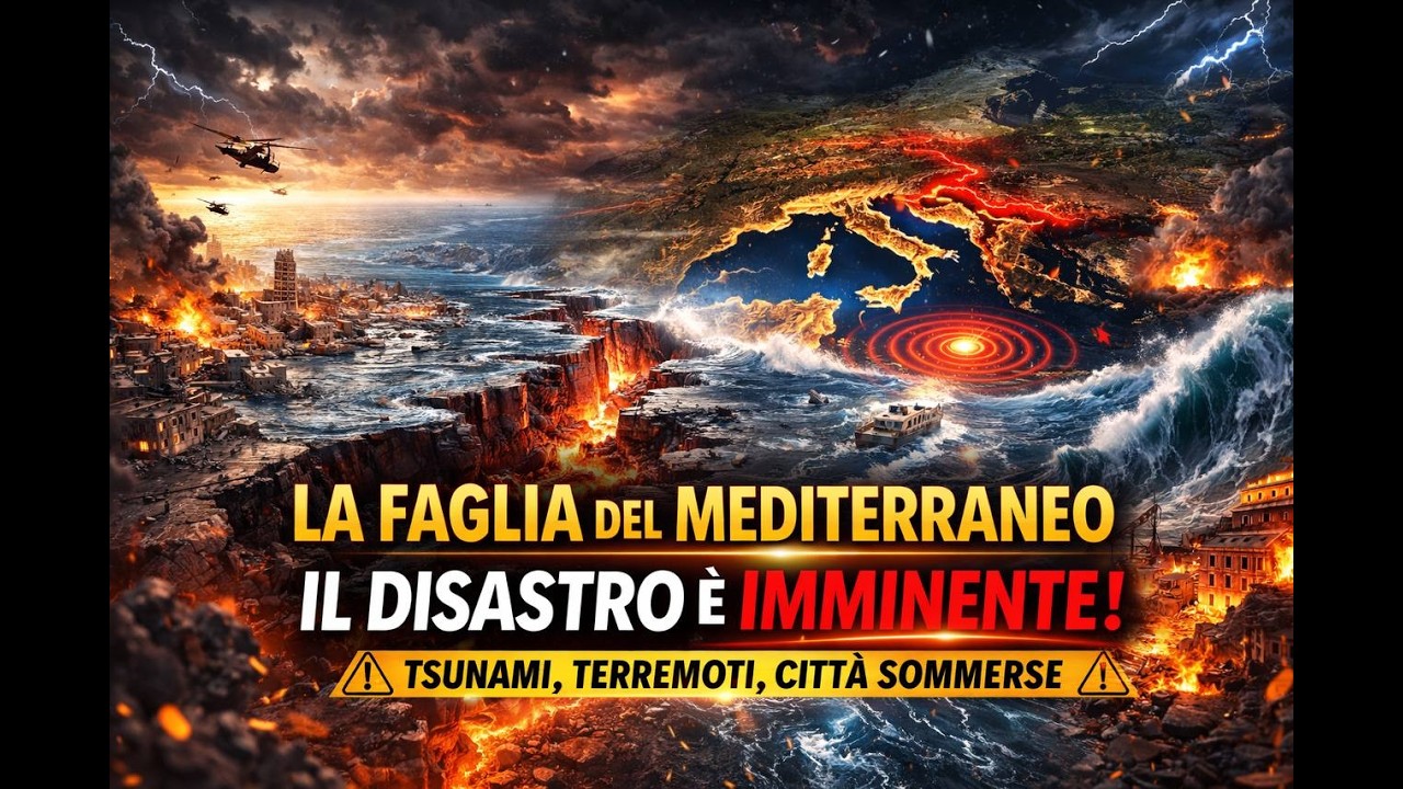 La faglia mediterranea si sta risvegliando: la minaccia nascosta che nessuno si aspettava