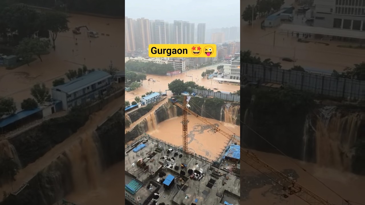 Doob Gaya Re Bhai Gurgaon #gurgaon #gurgaonnews #rain