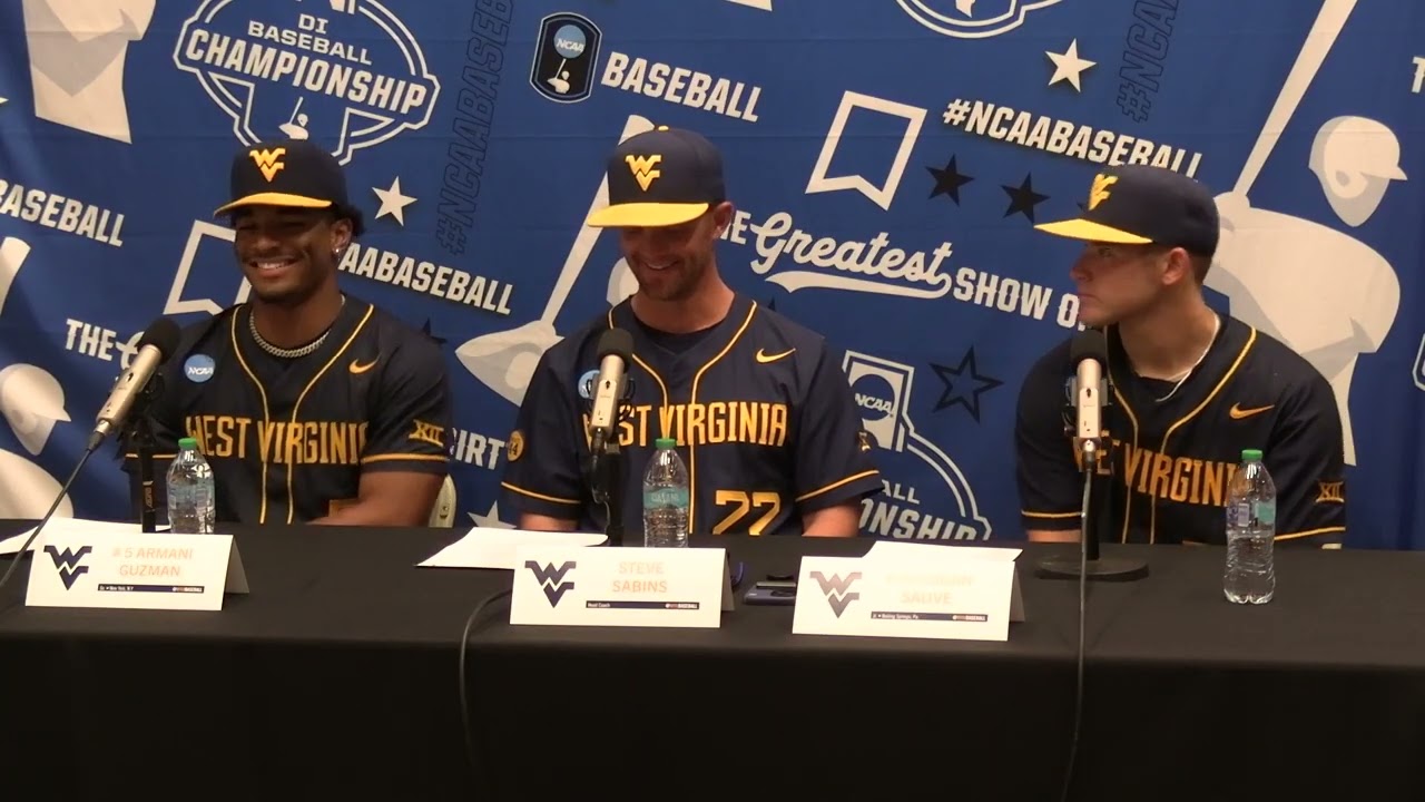 WVU Baseball Armani Guzman Steve Sabins Logan Sauve Kentucky Postgame 6/1/25